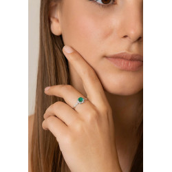 Δαχτυλίδι ροζέτα από ασήμι 925 SILVENZA