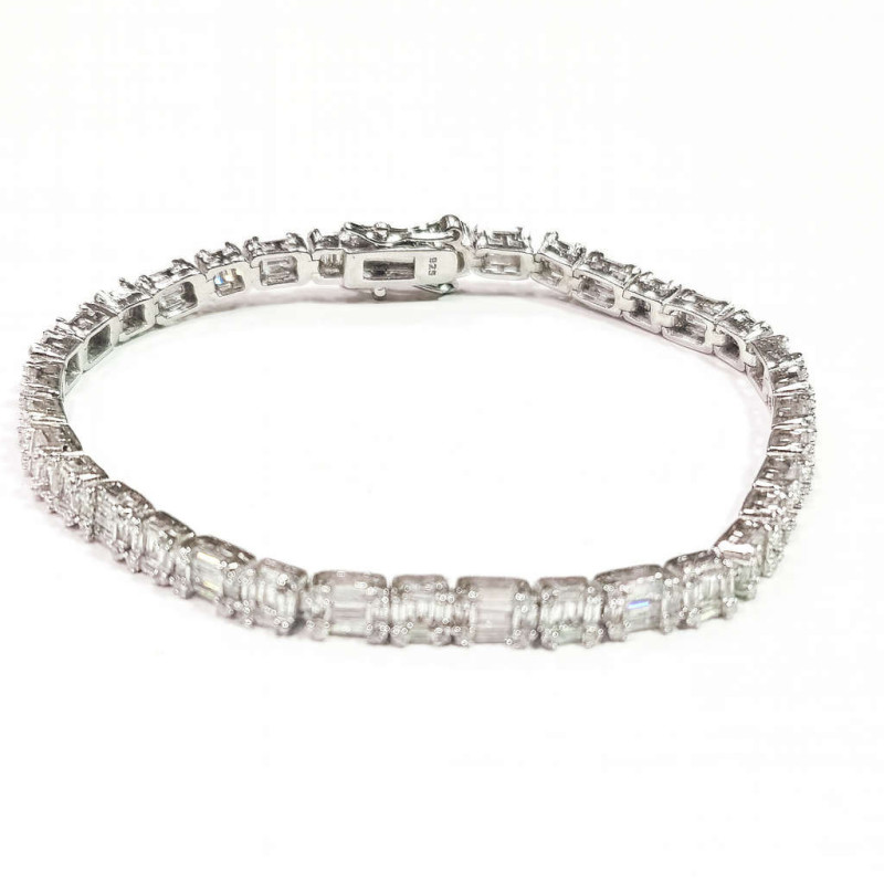 Βραχιόλι Χειροπέδα από ασήμι 925 SILVENZA