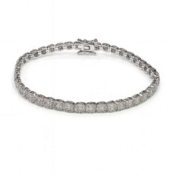 Βραχιόλι Χειροπέδα από ασήμι 925 SILVENZA