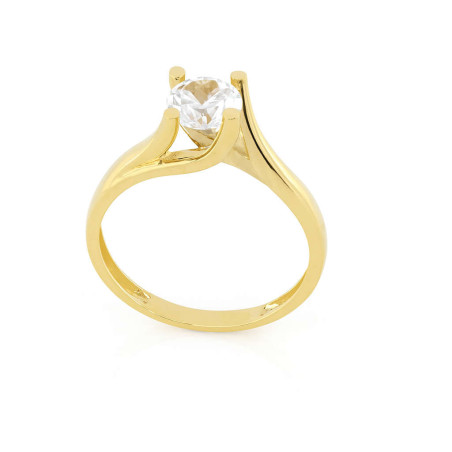 Μονόπετρο από Χρυσό 9 καρατίων