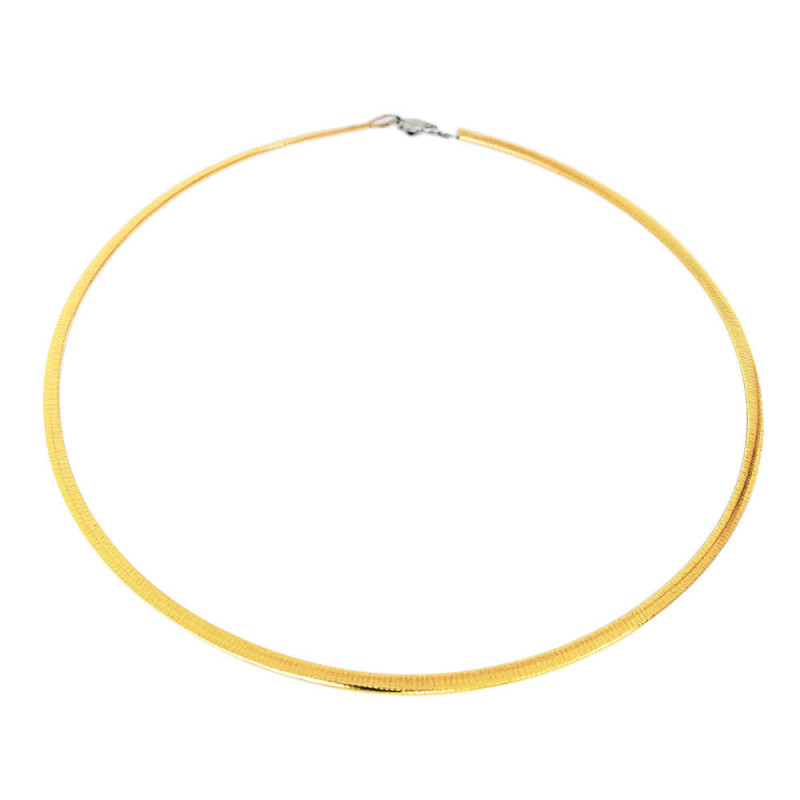 Κολιέ από χρυσό λευκόχρυσο 14 καρατίων