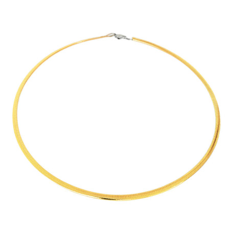 Κολιέ από χρυσό λευκόχρυσο 14 καρατίων