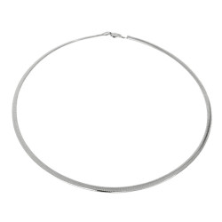 Κολιέ από χρυσό λευκόχρυσο 14 καρατίων