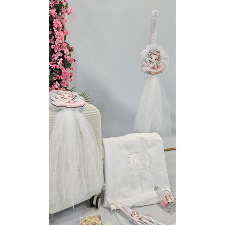 ΣΕΤ ΒΑΠΤΙΣΗΣ ΓΙΑ ΚΟΡΙΤΣΑΚΙ ΜΠΑΛΑΡΙΝΑ ΜΕ ΚΥΚΝΟ Ζ60-247