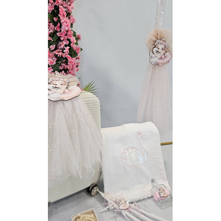 ΣΕΤ ΒΑΠΤΙΣΗΣ ΓΙΑ ΚΟΡΙΤΣΑΚΙ ΜΠΑΛΑΡΙΝΑ ΜΕ ΚΥΚΝΟ Ζ60-253