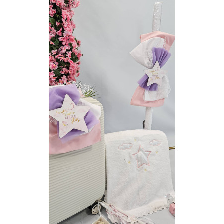 ΣΕΤ ΒΑΠΤΙΣΗΣ ΓΙΑ ΚΟΡΙΤΣΑΚΙ LITTLE STARS Ζ60-123