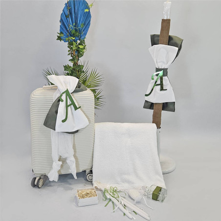 ΠΑΚΕΤΟ ΒΑΠΤΙΣΗΣ ΓΙΑ ΑΓΟΡΑΚΙ ΜΟΝΟΓΡΑΜΜΑ ΜΕ ΡΟΥΧΟ Carousel