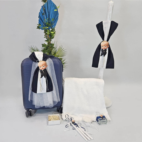 ΠΑΚΕΤΟ ΒΑΠΤΙΣΗΣ ΓΙΑ ΑΓΟΡΑΚΙ ΑΡΧΗΓΟΣ ΑΠΟ ΚΟΥΝΙΑ Boss Baby ΜΕ ΡΟΥΧΟ Carousel