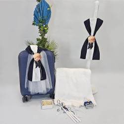 ΠΑΚΕΤΟ ΒΑΠΤΙΣΗΣ ΓΙΑ ΑΓΟΡΑΚΙ ΑΡΧΗΓΟΣ ΑΠΟ ΚΟΥΝΙΑ Boss Baby ΜΕ ΡΟΥΧΟ Carousel