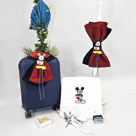Πακέτο Βάπτισης Για Αγόρι Mickey με Ρούχο Carousel