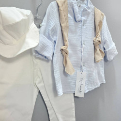 ΠΑΚΕΤΟ ΒΑΠΤΙΣΗΣ ΓΙΑ ΑΓΟΡΑΚΙ ΜΟΝΟΓΡΑΜΜΑ ΜΕ ΡΟΥΧΟ Guy Laroche