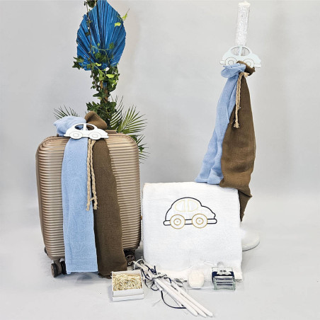 ΠΑΚΕΤΟ ΒΑΠΤΙΣΗΣ ΓΙΑ ΑΓΟΡΑΚΙ ΣΚΑΡΑΒΑΙΟ ΜΕ ΡΟΥΧΟ Guy Laroche