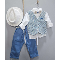 ΠΑΚΕΤΟ ΒΑΠΤΙΣΗΣ ΓΙΑ ΑΓΟΡΑΚΙ ΑΡΚΟΥΔΑΚΙ ΜΕ ΜΠΑΛΟΝΙΑ ΜΕ ΡΟΥΧΟ Guy Laroche