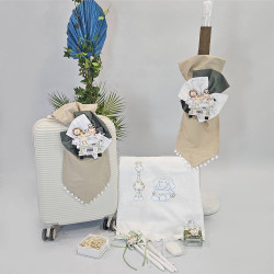 ΠΑΚΕΤΟ ΒΑΠΤΙΣΗΣ ΓΙΑ ΑΓΟΡΑΚΙ SAFARI ΜΕ ΡΟΥΧΟ Guy Laroche