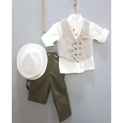 ΠΑΚΕΤΟ ΒΑΠΤΙΣΗΣ ΓΙΑ ΑΓΟΡΑΚΙ ΒΑΣΙΛΙΑΣ ΤΗΣ ΖΟΥΓΚΛΑΣ ΜΕ ΡΟΥΧΟ SANTO BAMBINI