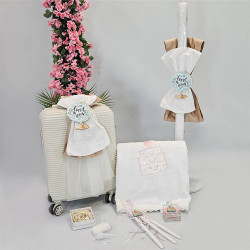 ΠΑΚΕΤΟ ΒΑΠΤΙΣΗΣ ΓΙΑ ΚΟΡΙΤΣΑΚΙ ΤΑΞΙΔΙ ΜΕ ΡΟΥΧΟ Guy Laroche