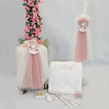 ΠΑΚΕΤΟ ΒΑΠΤΙΣΗΣ ΓΙΑ ΚΟΡΙΤΣΑΚΙ ΠΡΙΓΚΙΠΙΣΣΑ ΜΕ ΡΟΥΧΟ Guy Laroche