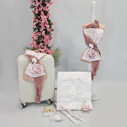 ΠΑΚΕΤΟ ΒΑΠΤΙΣΗΣ ΓΙΑ ΚΟΡΙΤΣΑΚΙ ΚΥΚΝΟΣ ΜΕ ΡΟΥΧΟ Guy Laroche