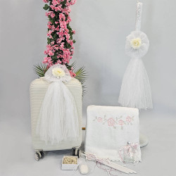 ΠΑΚΕΤΟ ΒΑΠΤΙΣΗΣ ΓΙΑ ΚΟΡΙΤΣΑΚΙ ΛΟΥΛΟΥΔΑΚΙΑ ΜΕ ΡΟΥΧΟ Guy Laroche