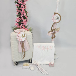 ΠΑΚΕΤΟ ΒΑΠΤΙΣΗΣ ΓΙΑ ΚΟΡΙΤΣΑΚΙ ΜΟΝΟΓΡΑΜΜΑ ΜΕ ΡΟΥΧΟ Guy Laroche