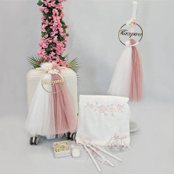 ΠΑΚΕΤΟ ΒΑΠΤΙΣΗΣ ΓΙΑ ΚΟΡΙΤΣΑΚΙ ΜΕ ΟΝΟΜΑ ΜΕ ΡΟΥΧΟ Guy Laroche