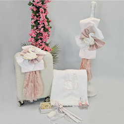 ΠΑΚΕΤΟ ΒΑΠΤΙΣΗΣ ΓΙΑ ΚΟΡΙΤΣΑΚΙ ΚΥΚΝΟΣ ΜΕ ΡΟΥΧΟ Carousel