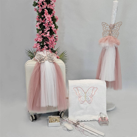 ΠΑΚΕΤΟ ΒΑΠΤΙΣΗΣ ΓΙΑ ΚΟΡΙΤΣΑΚΙ ΠΕΤΑΛΟΥΔΑ ΜΕ ΡΟΥΧΟ Carousel