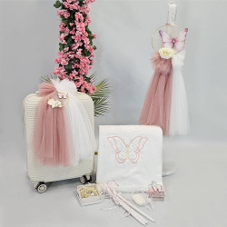 ΠΑΚΕΤΟ ΒΑΠΤΙΣΗΣ ΓΙΑ ΚΟΡΙΤΣΑΚΙ ΠΕΤΑΛΟΥΔΑ ΜΕ ΡΟΥΧΟ Carousel