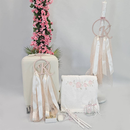 ΠΑΚΕΤΟ ΒΑΠΤΙΣΗΣ ΓΙΑ ΚΟΡΙΤΣΑΚΙ ΜΟΝΟΓΡΑΜΜΑ ΜΕ ΡΟΥΧΟ Carousel