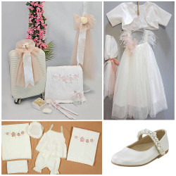 ΠΑΚΕΤΟ ΒΑΠΤΙΣΗΣ ΓΙΑ ΚΟΡΙΤΣΑΚΙ ΤΡΙΑΝΤΑΦΥΛΛΟ ΜΕ ΡΟΥΧΟ Carousel ΠΚ-492