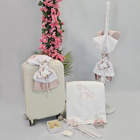 ΠΑΚΕΤΟ ΒΑΠΤΙΣΗΣ ΓΙΑ ΚΟΡΙΤΣΑΚΙ ΜΟΝΟΚΕΡΩΣ ΜΕ ΡΟΥΧΟ Carousel