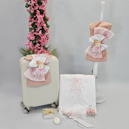 ΠΑΚΕΤΟ ΒΑΠΤΙΣΗΣ ΓΙΑ ΚΟΡΙΤΣΑΚΙ ΜΠΑΛΑΡΙΝΑ ΜΕ ΡΟΥΧΟ Carousel