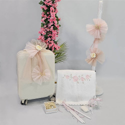 ΠΑΚΕΤΟ ΒΑΠΤΙΣΗΣ ΓΙΑ ΚΟΡΙΤΣΑΚΙ ΜΟΝΟΓΡΑΜΜΑ ΜΕ ΡΟΥΧΟ Carousel