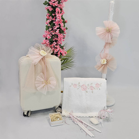 ΠΑΚΕΤΟ ΒΑΠΤΙΣΗΣ ΓΙΑ ΚΟΡΙΤΣΑΚΙ ΜΟΝΟΓΡΑΜΜΑ ΜΕ ΡΟΥΧΟ Carousel