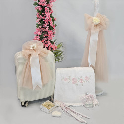 ΠΑΚΕΤΟ ΒΑΠΤΙΣΗΣ ΓΙΑ ΚΟΡΙΤΣΑΚΙ ΤΡΙΑΝΤΑΦΥΛΛΟ ΜΕ ΡΟΥΧΟ Carousel