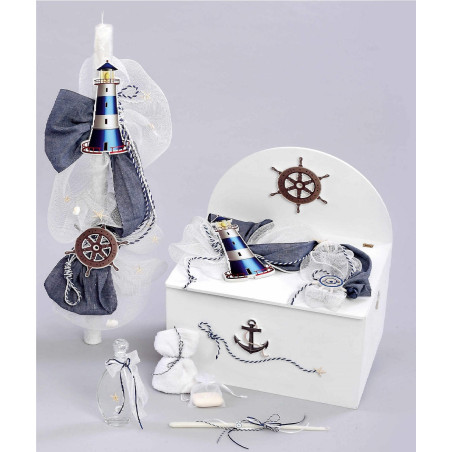 ΠΑΚΕΤΟ ΒΑΠΤΙΣΗΣ ΓΙΑ ΑΓΟΡΑΚΙ ΦΑΡΟΣ ΜΕ ΡΟΥΧΟ Guy Laroche ΠΚ-107