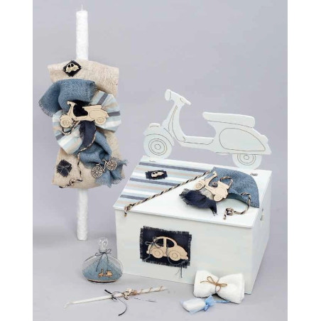 ΠΑΚΕΤΟ ΒΑΠΤΙΣΗΣ ΓΙΑ ΑΓΟΡΑΚΙ ΜΗΧΑΝΗ ΜΕ ΡΟΥΧΟ Guy Laroche ΠΚ-110