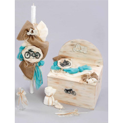 ΠΑΚΕΤΟ ΒΑΠΤΙΣΗΣ ΓΙΑ ΑΓΟΡΑΚΙ ΜΗΧΑΝΗ ΜΕ ΡΟΥΧΟ Guy Laroche ΠΚ-167