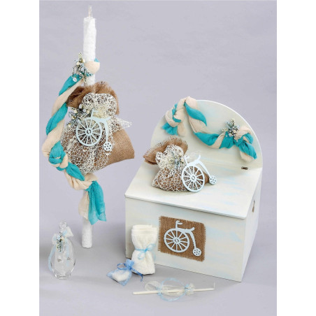 ΠΑΚΕΤΟ ΒΑΠΤΙΣΗΣ ΓΙΑ ΑΓΟΡΑΚΙ ΠΟΔΗΛΑΤΟ ΜΕ ΡΟΥΧΟ Guy Laroche ΠΚ-168