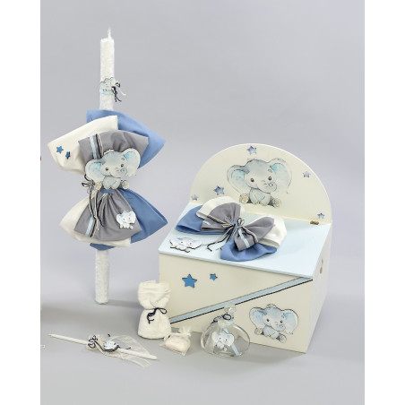 ΠΑΚΕΤΟ ΒΑΠΤΙΣΗΣ ΓΙΑ ΑΓΟΡΑΚΙ ΕΛΕΦΑΝΤΑΚΙ ΜΕ ΡΟΥΧΟ Guy Laroche ΠΚ-111