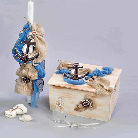 ΠΑΚΕΤΟ ΒΑΠΤΙΣΗΣ ΓΙΑ ΑΓΟΡΑΚΙ ΑΓΚΥΡΑ ΜΕ ΡΟΥΧΟ Guy Laroche ΠΚ-226