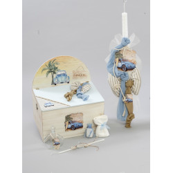 ΠΑΚΕΤΟ ΒΑΠΤΙΣΗΣ ΓΙΑ ΑΓΟΡΑΚΙ ΣΚΑΡΑΒΑΙΟ ΜΕ ΡΟΥΧΟ Guy Laroche ΠΚ-256