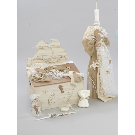 ΠΑΚΕΤΟ ΒΑΠΤΙΣΗΣ ΓΙΑ ΑΓΟΡΑΚΙ ΝΑΥΤΙΚΟ ΜΕ ΡΟΥΧΟ Guy Laroche ΠΚ-257