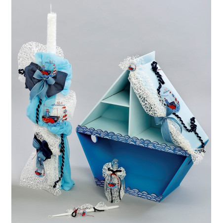 ΠΑΚΕΤΟ ΒΑΠΤΙΣΗΣ ΓΙΑ ΑΓΟΡΑΚΙ ΒΑΡΚΟΥΛΑ ΜΕ ΡΟΥΧΟ Guy Laroche ΠΚ-331