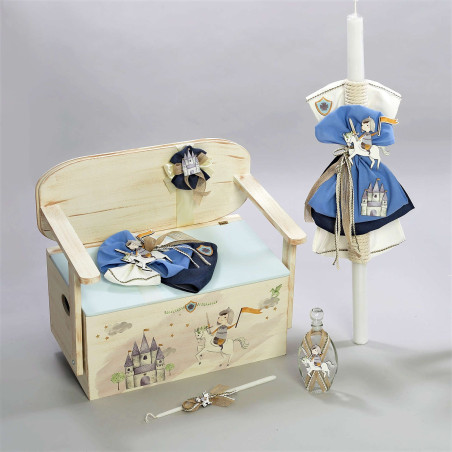 ΠΑΚΕΤΟ ΒΑΠΤΙΣΗΣ ΓΙΑ ΑΓΟΡΑΚΙ ΙΠΠΟΤΗΣ ΘΡΑΝΙΟ ΜΕ ΡΟΥΧΟ Guy Laroche ΠΚ-414