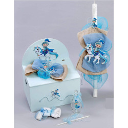 ΠΑΚΕΤΟ ΒΑΠΤΙΣΗΣ ΓΙΑ ΑΓΟΡΑΚΙ ΙΠΠΟΤΗΣ ΜΕ ΡΟΥΧΟ MAKIS TSELIOS ΠΚ-116