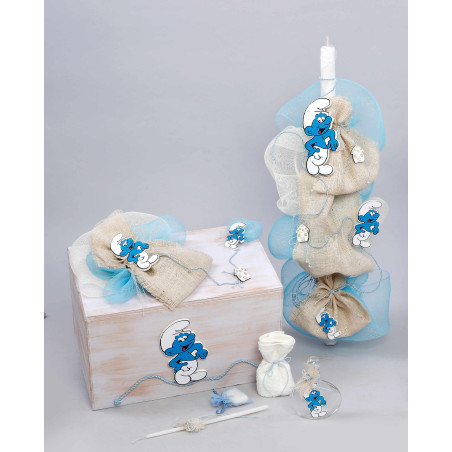 ΠΑΚΕΤΟ ΒΑΠΤΙΣΗΣ ΓΙΑ ΑΓΟΡΑΚΙ ΣΤΡΟΥΜΦΑΚΙΑ ΜΕ ΡΟΥΧΟ MAKIS TSELIOS ΠΚ-190