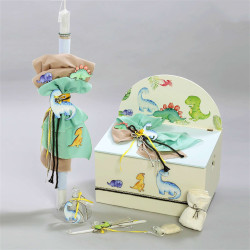 ΠΑΚΕΤΟ ΒΑΠΤΙΣΗΣ ΓΙΑ ΑΓΟΡΑΚΙ ΔΕΙΝΟΣΑΥΡΟΣ ΜΕ ΡΟΥΧΟ Carousel ΠΚ-410