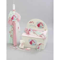 ΠΑΚΕΤΟ ΒΑΠΤΙΣΗΣ ΓΙΑ ΚΟΡΙΤΣΑΚΙ ΓΟΡΓΟΝΑ ΜΕ ΡΟΥΧΟ Guy Laroche ΠΚ-122