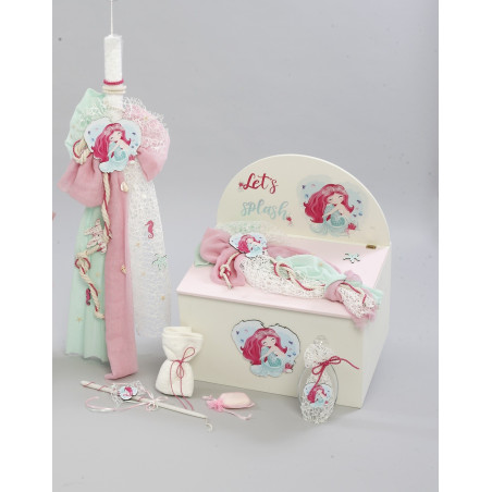 ΠΑΚΕΤΟ ΒΑΠΤΙΣΗΣ ΓΙΑ ΚΟΡΙΤΣΑΚΙ ΓΟΡΓΟΝΑ ΜΕ ΡΟΥΧΟ Guy Laroche ΠΚ-122